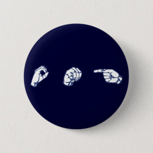 ASL OMG PINBACK BUTTON