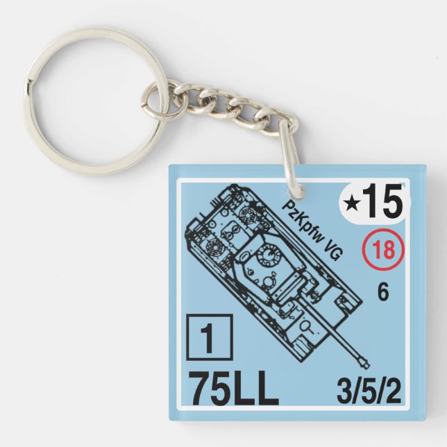 ASL Panzer VG Panther Keychain Fob (Front)