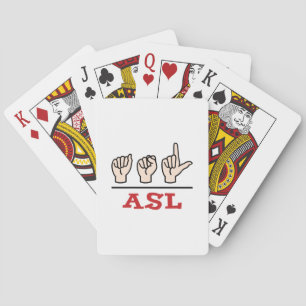 ASL POKER CARDS