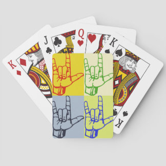 ASL Pop Art Playing Cards