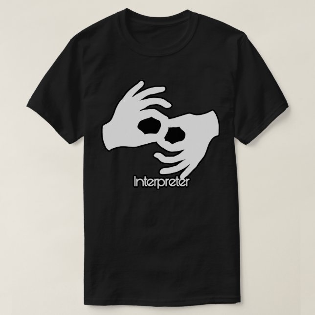 Asl sign for interpreter 1 T-Shirt (Design Front)