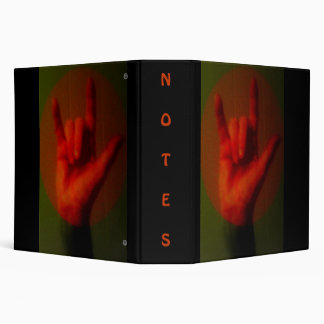 ASL Sign I Love you Binder