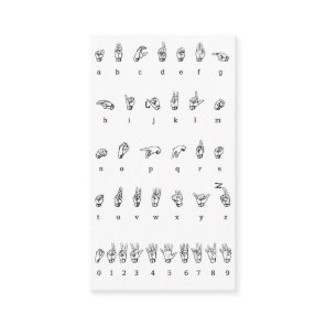 ASL, Sign Language Business Card