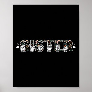 ASL Sister American Sign Language Deaf Awareness S
