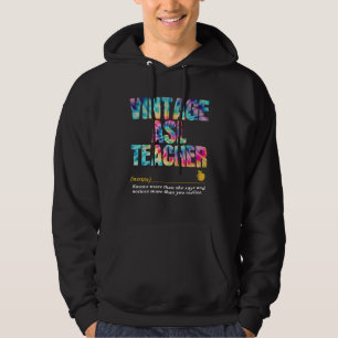 ASL Teacher Appreciation Week Back to School 1 Hoodie