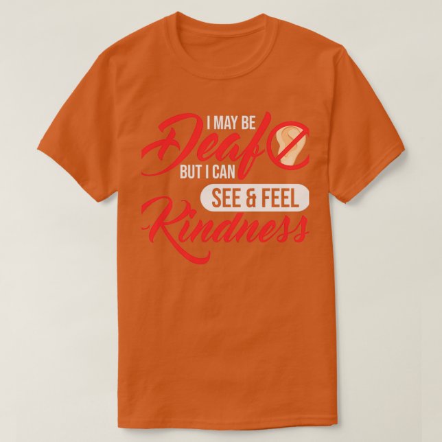 ASL Teacher Deaf Deaf Awareness 1 T-Shirt (Design Front)