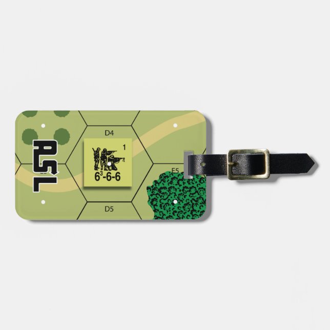 ASL US Infantry Luggage Tag (Front Horizontal)