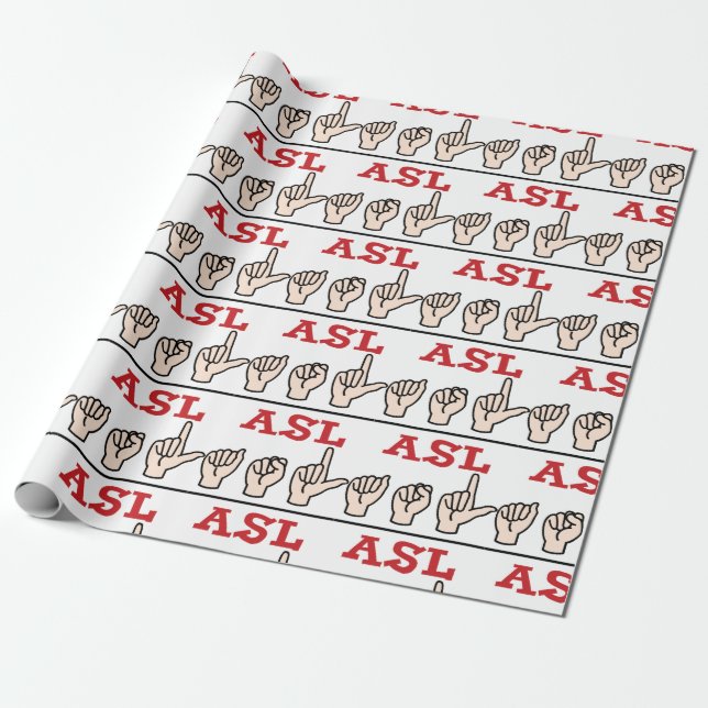 ASL WRAPPING PAPER (Unrolled)