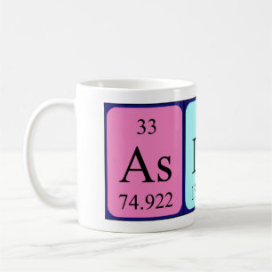 Aslak periodic table name mug