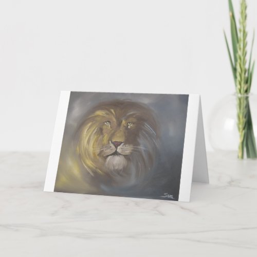 Aslan Lion Card