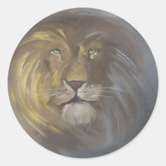 Aslan - Lion Classic Round Sticker