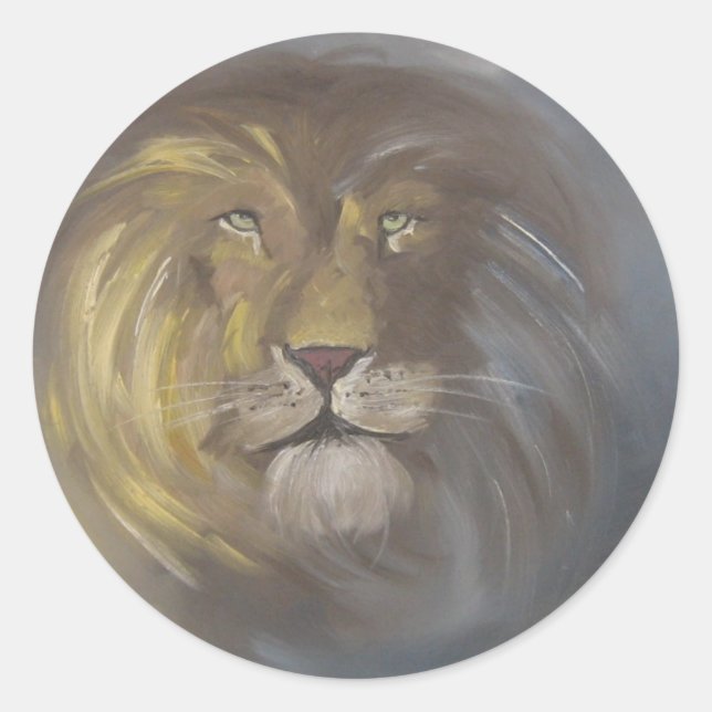 Aslan - Lion Classic Round Sticker (Front)