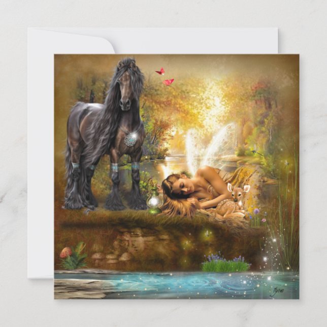 Asleep To Dream Fairy and Horse Fantasy (Front)