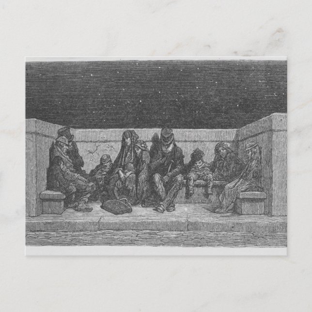 Asleep under the Stars Postcard (Front)