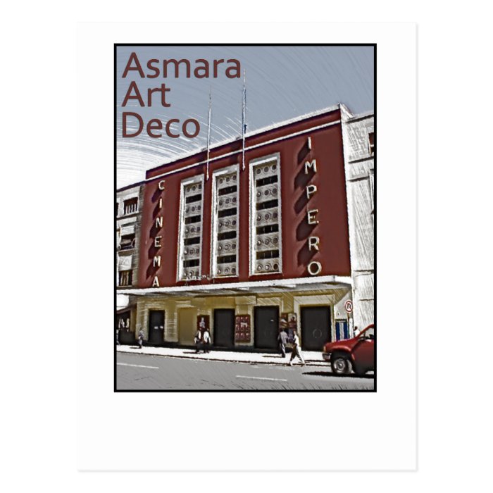 Asmara Art Deco   Cinema Impero Postcard