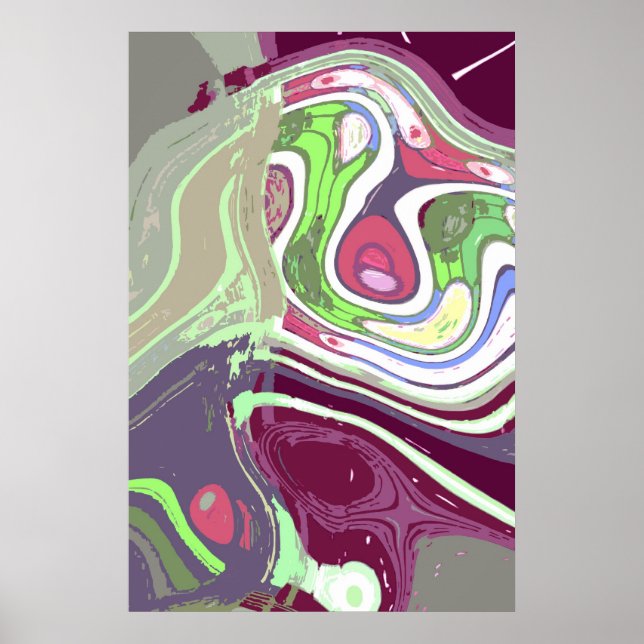Asmeamon - an Abstract Art Print (Front)