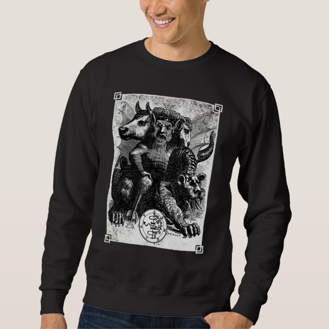 Asmoday Asmodeous Asmodai Devil Goetia Devil Princ Sweatshirt (Front)