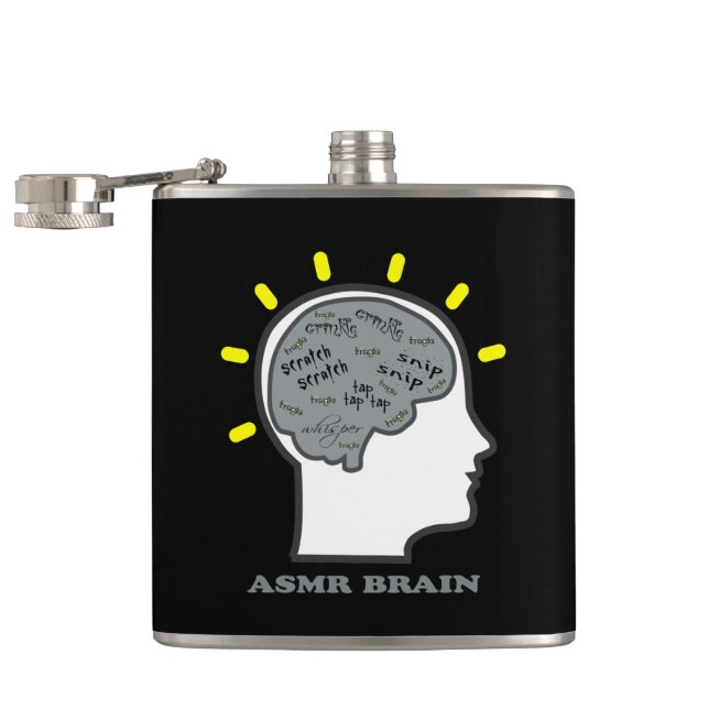 ASMR Brain Hip Flask (Opened)