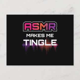 ASMR Makes Me Tingle Postcard