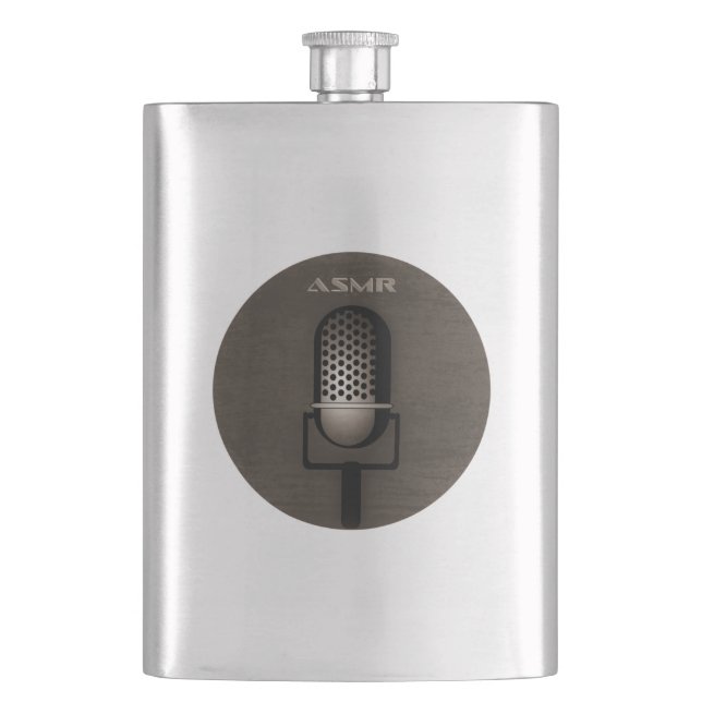 ASMR Retro Microphone Flask (Front)