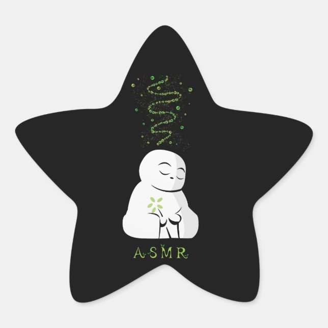 ASMR Tingles Star Sticker (Front)