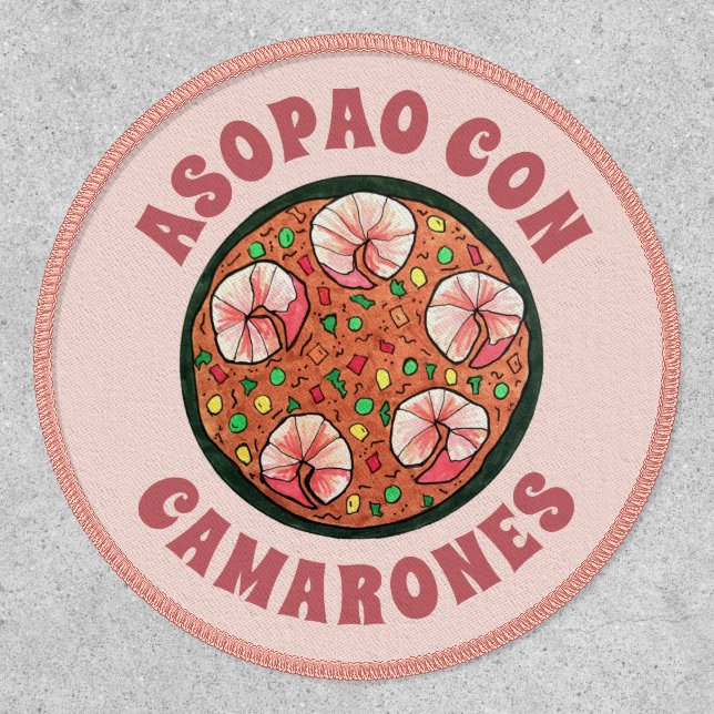 Asopao con Camarones Puerto Rican Shrimp Stew Patch (Front)