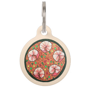 Asopao con Camarones Puerto Rican Shrimp Stew Pet ID Tag