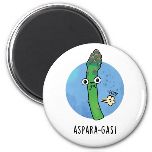 Aspara_gas Funny Asparagus Veggie Pun Magnet