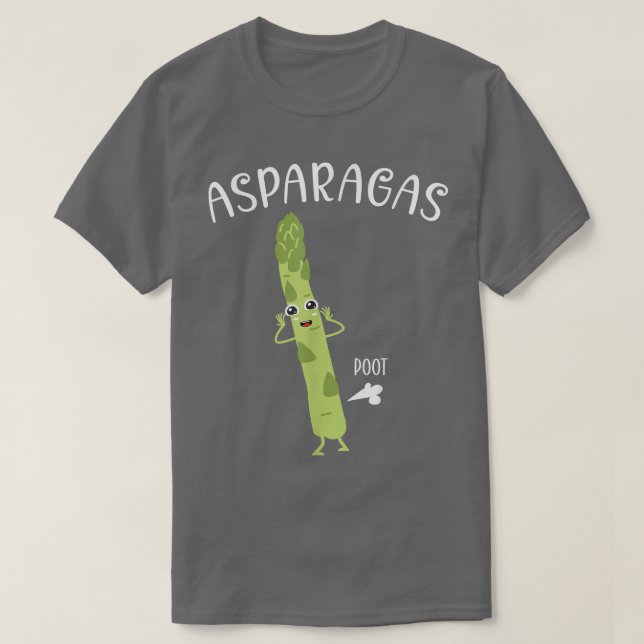 Asparagas Asparagus Fart Vegetable Vegetarian  68 T-Shirt (Design Front)