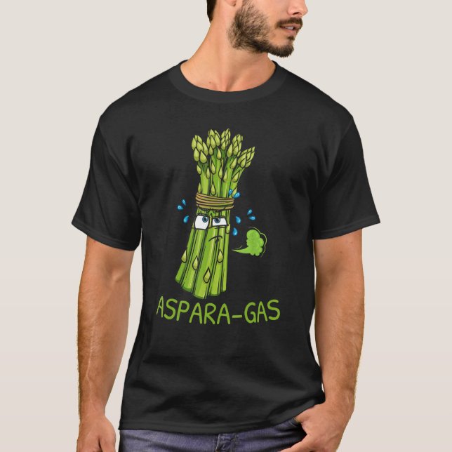 Asparagas Asparagus Garden Vegetable Vegetarian Ve T-Shirt (Front)