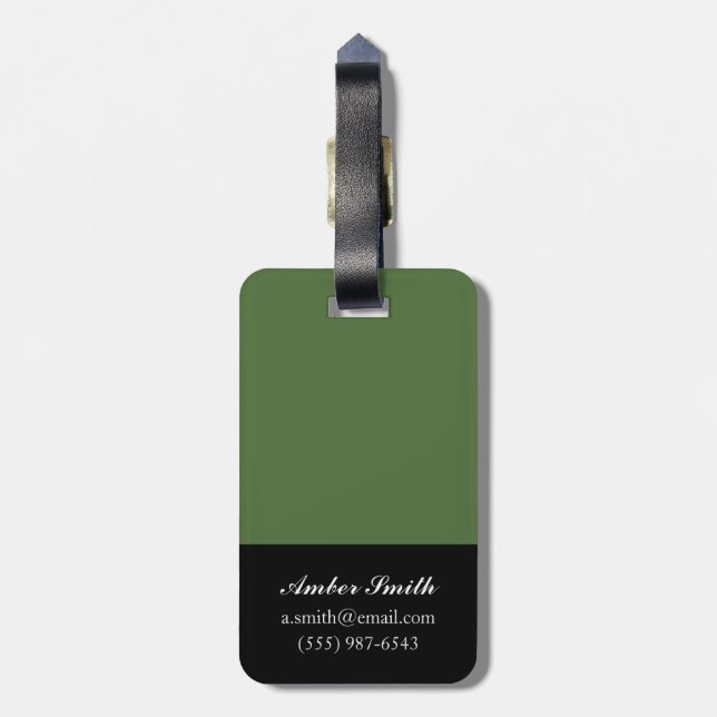 Asparagus 2013 luggage tag (Back Vertical)
