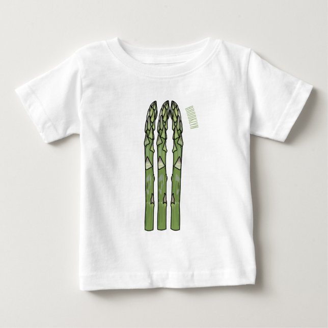 Asparagus cartoon illustration  baby T-Shirt (Front)