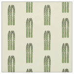 Asparagus cartoon illustration fabric