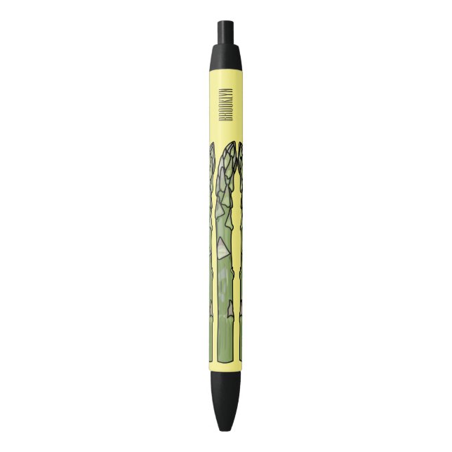 Asparagus cartoon illustration  pen (Front Vertical)