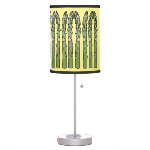 Asparagus cartoon illustration  table lamp
