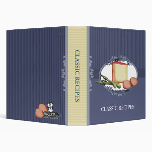 Asparagus eggs cheese cooking recipe cookbook bind 3 ring binder