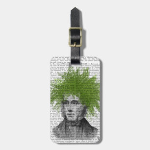 Asparagus Fern Head Plant Head Luggage Tag