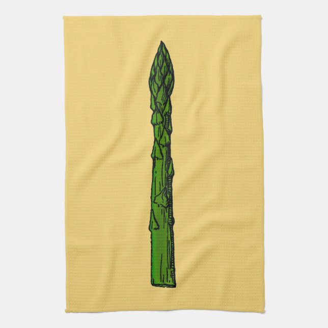 Asparagus Kitchen Towel (Vertical)