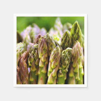 Asparagus Paper Napkins by artinphotography at Zazzle