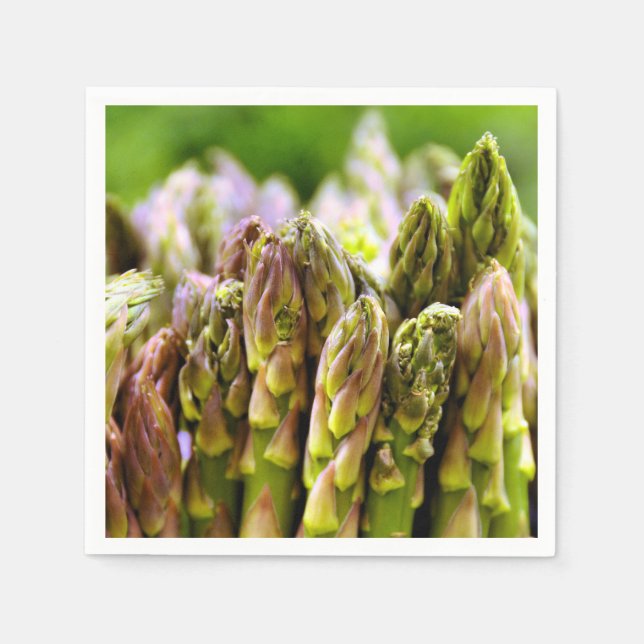 Asparagus Paper Napkins (Front)