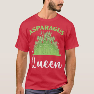 Asparagus Queen Vegan Vegetable T-Shirt