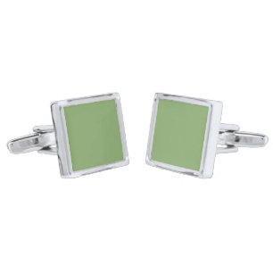 Asparagus (solid color) cufflinks