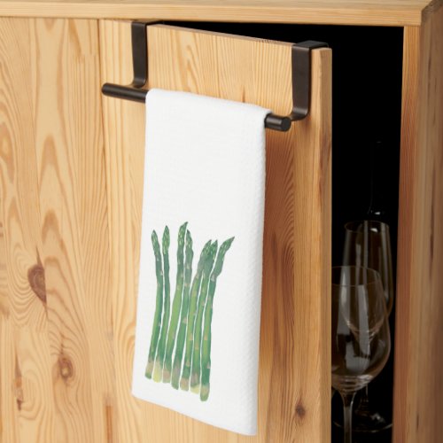 Asparagus Spears Green Accent Kitchen Towels