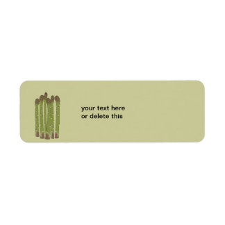 Asparagus Spears Vegetable Lover Veggies Label