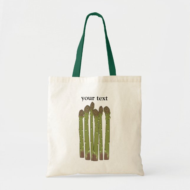 Asparagus Spears Vegetable Lover Veggies Tote Bag (Front)