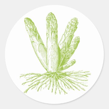 Asparagus Stickers by ericar70 at Zazzle