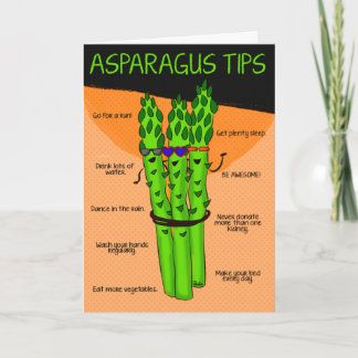Asparagus Tips Card