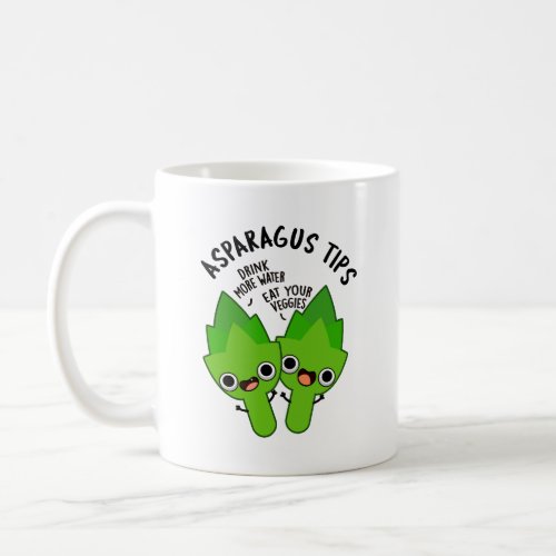 Asparagus Tips Funny Veggie Pun  Coffee Mug