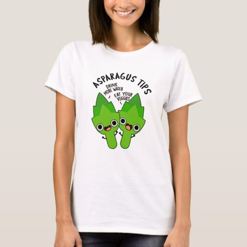 Asparagus Tips Funny Veggie Pun  T_Shirt