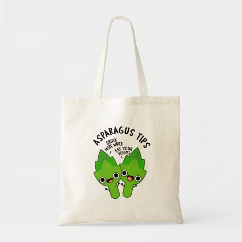 Asparagus Tips Funny Veggie Pun  Tote Bag